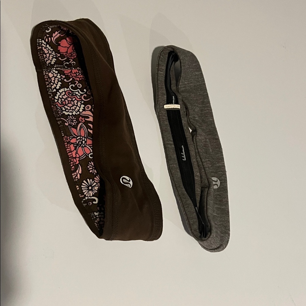 lululemon athletica Brown and Gray Headbands
